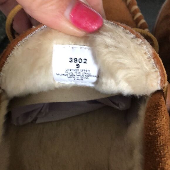 COPY - Minnetonka Men's Pile Lined Hardsole Slipper size 9 - Picture 7 of 10